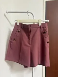 ZARA ハイウエストショートパンツ ピンク