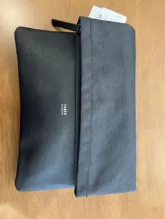 【新品未使用】TAKEO KIKUCHI ブラック ナイロン クラッチバッグ