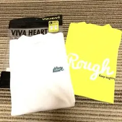 新品未使用　ビバハート　tシャツ 2枚　モックネック　Lゴルフ　半袖　レディース
