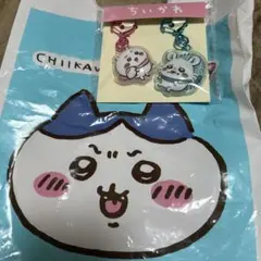 ちいかわランド　 ちいかわ　ぷっくりったい　キーホルダー　モモンガ
