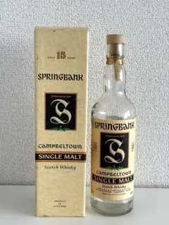 【SPRING BANK】【スプリングバンク】15年青アザミ 空き瓶ボトル SPRING BANK】【スプリングバンク】15年青アザミ 空き瓶ボトル - メルカリ