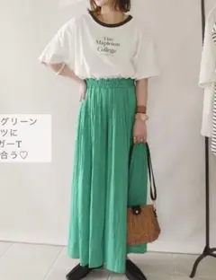 （新品）しまむら　テラウェア　リンガー　半袖Tシャツ　パイピング　LLのサムネイル