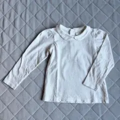 オフホワイト襟付きシャツ 90サイズ