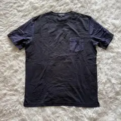 McGREGOR メンズ 半袖Tシャツ M 綿 コットン ネイビー 胸ポケット