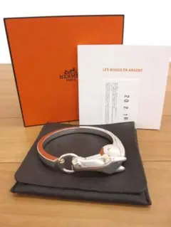 美品 エルメス Gallop Bracelet ST ギャロップ バングル インパクト抜群な馬が◎】HERMES ギャロップブレスレット