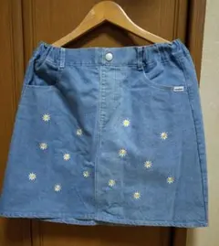 ラブトキシック花柄デニムスカート　L（160）