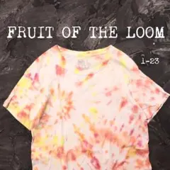 FRUIT OF THE LOOM Tシャツ タイダイ柄
