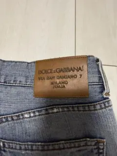 DOLCE&GABBANA ダメージデニムパンツ 48
