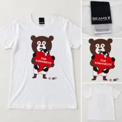 BEAMS T くまモン FOR KUMAMOTO PROJECT Tシャツ 白
