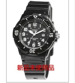 CASIO 日付表示100m防水腕時計 LRW200H1BJFブラックのサムネイル