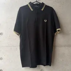 FRED PERRY 黒 ポロシャツ Fred Perry ポロシャツ ブラック 英国製 42インチ - メルカリ