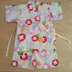 アサガオ模様 甚平 80