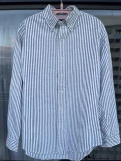 Warehouseウェアハウス ストライプ柄 ボタンダウン長袖シャツのサムネイル