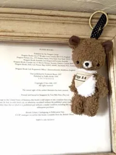 くまʕ•ᴥ•ʔぬいぐるみ＊キーリング＊ハンドメイド