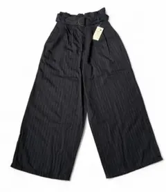 ✿earth music&ecology ／ベルト付きストライプワイドパンツ✿