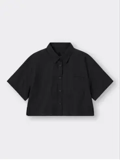 GU リネンブレンドクロップドシャツのサムネイル
