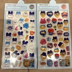 2枚セット たまごっち 3Dステッカー ボンボンドロップ うるちゅる シール