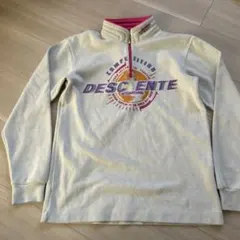 DESCENTE フルジップ ハイネック トレーナー　古着