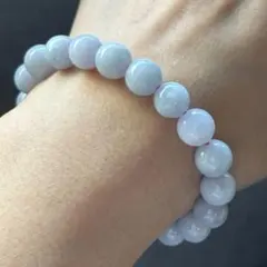 最高級品*聖地希少糸魚川ラベンダー大玉翡翠ブレスレット* - メルカリ