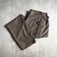 【20-30s vintage】ワークパンツ　針シンチ　バックバックル　古着