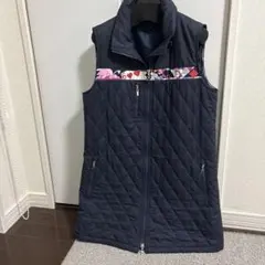 ノースフェイス ダウンベスト キルティング Flower フラワー 総柄