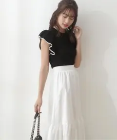 プロポーション　ボディドレッシング　ラッフルサマーニット　カットソー　トップス