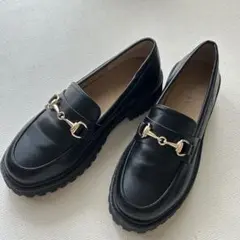 美品★LEPSIM レプシィム ブラック ローファー 厚底
