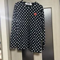 PLAY COMME des GARÇONS ドット柄長袖ロンt XL 正規品 PLAY COMME des GARÇONS ドット柄長袖ロンt XL 正規品 PLAY