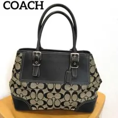 COACH ロゴパターン ハンドバッグ