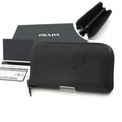 ✨極美品・箱カード付✨ PRADA 長財布 ヴィッテロダイノ ラウンド