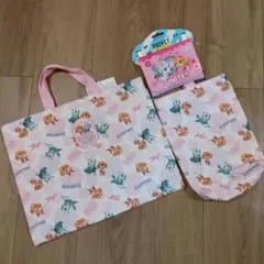 【新品タグ付】パウパトロール　レッスンバッグ　シューズケース　移動ポケット　3点