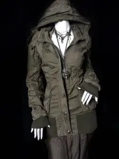 ミリタリージャケット オリーブグリーン y2k 平成ギャル