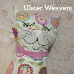 Ulster Weavers・Crazy Flowerデザイン猫型ドアストッパーのサムネイル