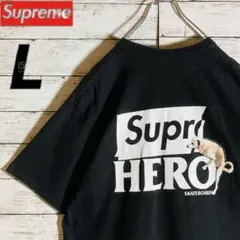 超人気】シュプリーム☆バックビッグロゴ Tシャツ アンタイヒーロー 犬 