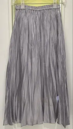 PAGEBOY ページボーイ サテン ロングフレアスカート ウエストゴム楽ちんのサムネイル