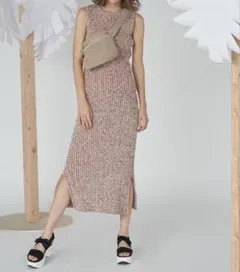 SNIDEL メランジアメスリニット メランジニットスカート