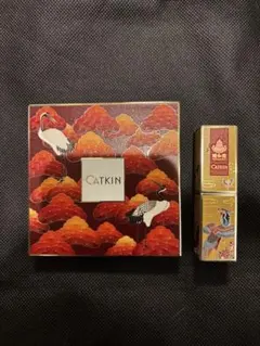 CATKIN 長相思 9色アイシャドウパレット 中国コスメ 彫刻口紅 CO140