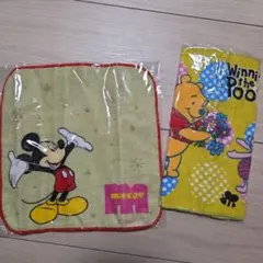 ミッキー プーさん タオル2枚セット