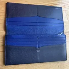 CYPRIS MORPHO 長財布 ネイビー×ブルー
