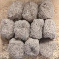 【新品未使用】アルパカブレンド毛糸　250g　編み物　手芸　ブラウン　茶色