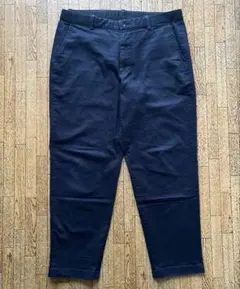 UNIQLO EZY リラックスフィット アンクルパンツ 紺色