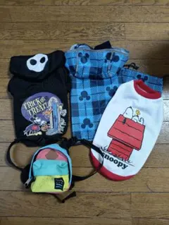 未使用 ミッキー スヌーピー 犬服セット まとめ売り