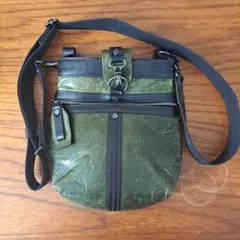 良品 リンク LIN-KU レッド ブラック 斜め掛け ショルダーバッグ 