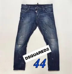 未使用級 ディースクエアード2 デニム ジャケットGジャン ビッグロゴ