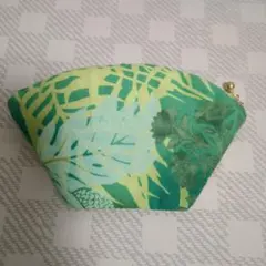 ハワイアンキルト　小物入れ　ポーチ　ミニポーチ