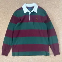 【良配色】　POLO RALPH LAUREN 長袖ポロシャツ 〈0042〉