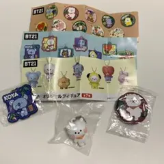 くら寿司 BT21 ラバーストラップ 缶バッジ BTS