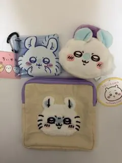 モモンガ ポーチ ３種セット ちいかわ ガチャ