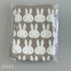 【新品・未使用】ミッフィー　バネ付き　ポーチ（ベージュ・ホワイト）