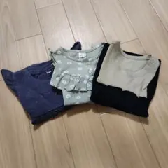 トップス3枚セット size90 H&M GU ノーブランド